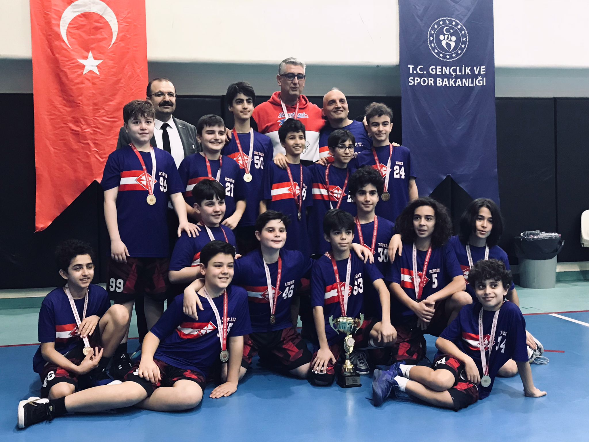 Küçük Erkek Basketbol Takımımızın Başarısı